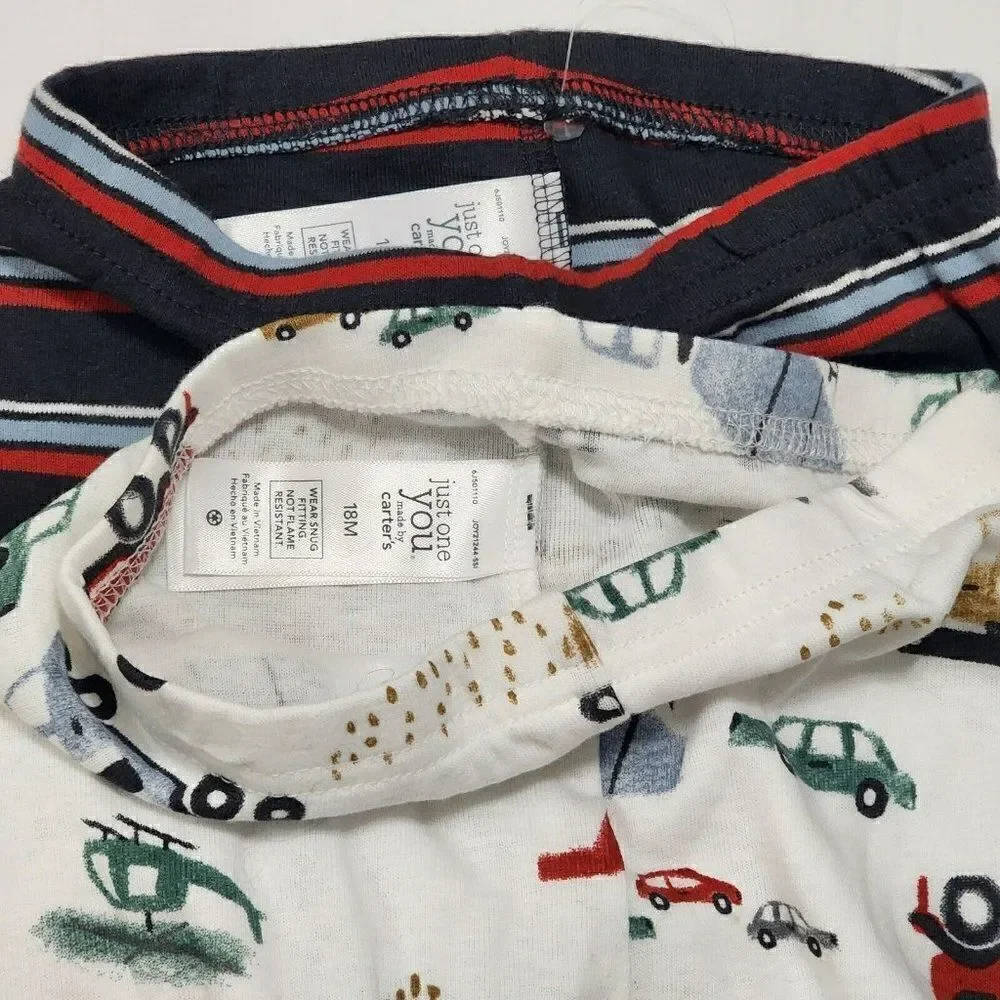 5 Pc Toddler Boy 18 Mths Sleep Pajamas, Pullover Top‎